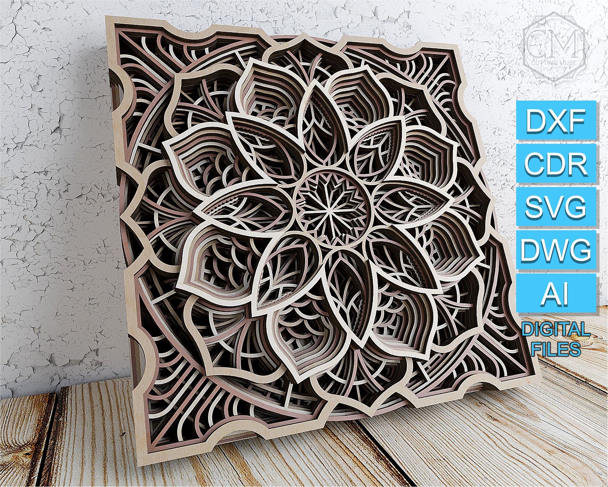 Download Svg Paper Cut Vector Mandala Dxf Vector Star Wars Mandala File For Laser Cutting Multilayer Darth Maul Mandala Wood Wall Art Mandala Craft Supplies Tools Paper Party Kids Delage Com Br