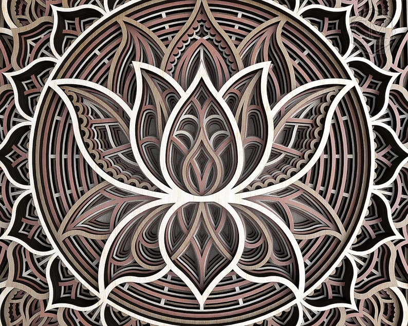 Free Free 202 Simple Lotus Flower Mandala Svg SVG PNG EPS DXF File