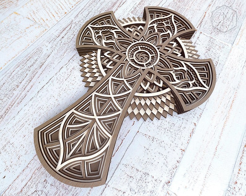 Download Cricut Cross Multilayer Cross Mandala Cross Svg Layered Cross Dxf Cross For Laser Cut Layered Cross Svg 02 Cross 3d Cross Svg Craft Supplies Tools Kits How To Puhlsphotography Com