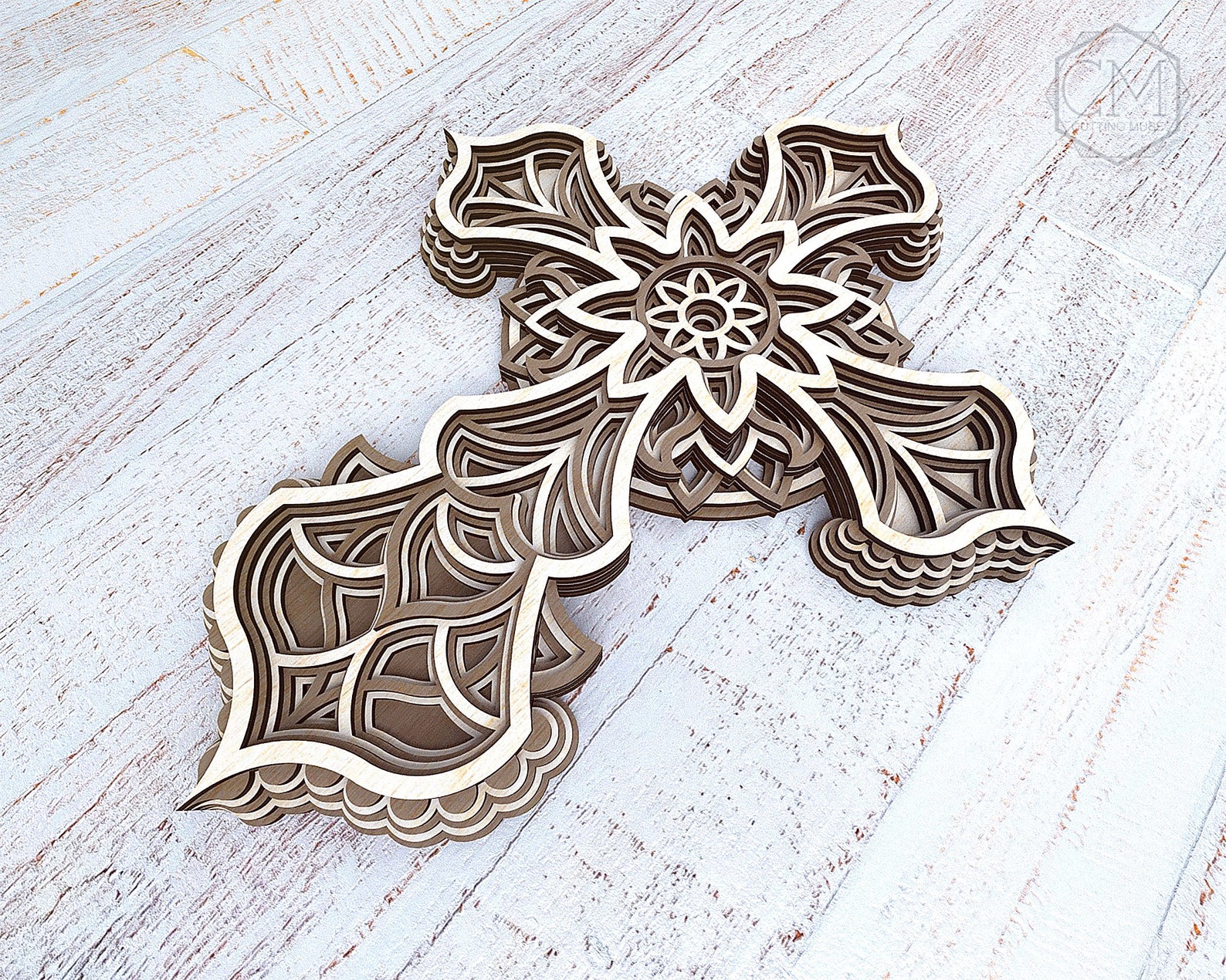 Free Free Layered Cross Svg 638 SVG PNG EPS DXF File