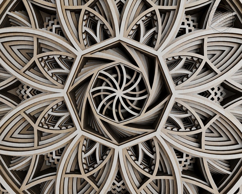 Free Free 321 Design Layered Mandala SVG PNG EPS DXF File
