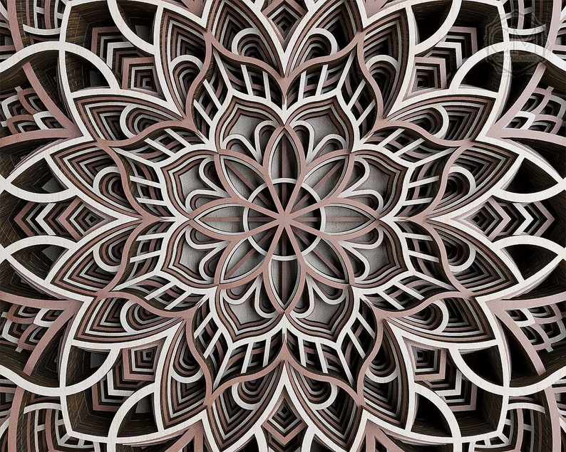 Free Free 256 Layered Paper Cut Mandala SVG PNG EPS DXF File