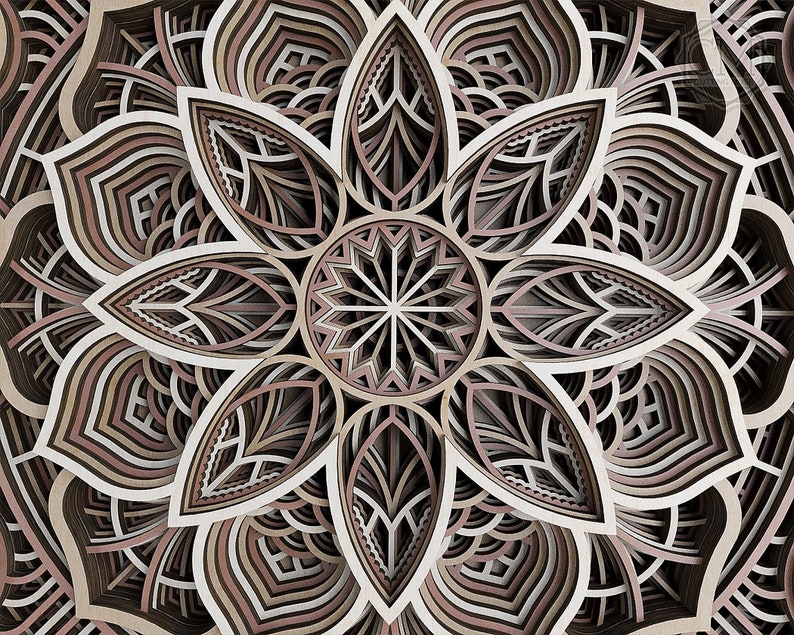Free Free 244 Layered Paper Cut Mandala SVG PNG EPS DXF File