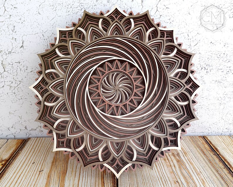 Free Free 244 Layered Paper Cut Mandala SVG PNG EPS DXF File