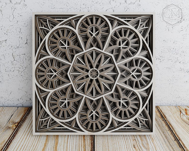 Free Free Layered Paper Cut Mandala 454 SVG PNG EPS DXF File