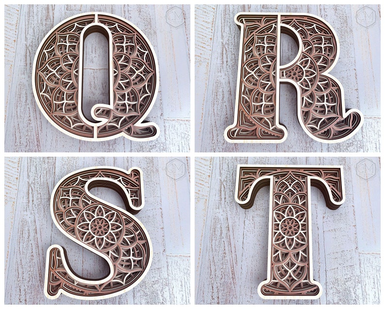 Free Free 277 How To Make Layered Mandala Letters SVG PNG EPS DXF File