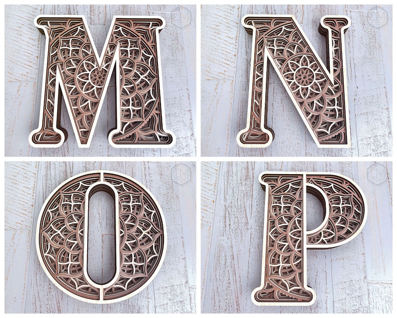 Free Free 267 Layered Mandala Letters Svg Free SVG PNG EPS DXF File