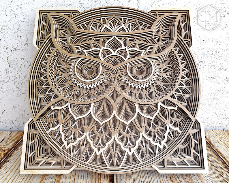 Free Free 132 Layered Owl Mandala Svg Free SVG PNG EPS DXF File