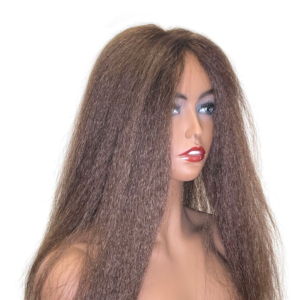 Human Hair Topper Kinky Etsy