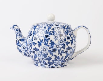 Pimpernel Blue Chintz Bone Chintz Teapot