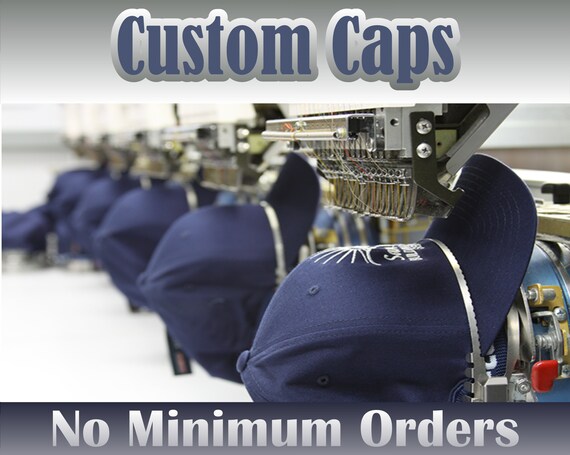 custom caps no minimum
