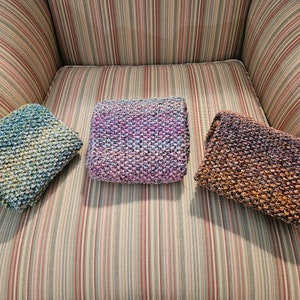Knit Scarf Seed Stitch