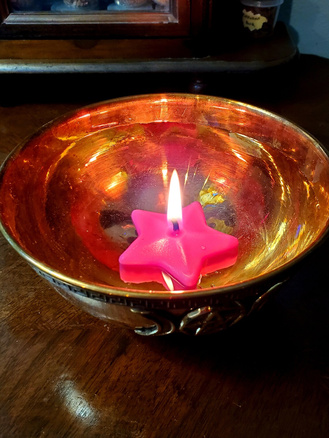 1 3 6 12 Floating Star Candle Bath Candle Candle Star Etsy