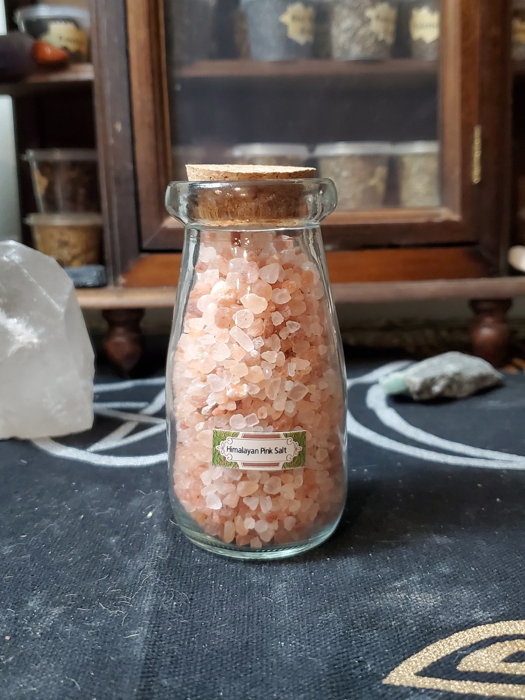 Coarse Pink Himalayan Sea Salt in 100 Ml Glass Bottle Etsy