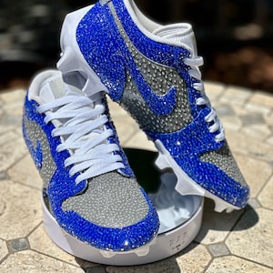 Custom Nike Cleats with Rhinestones, Football MJ Nike Shoes, Baseball Cleats, Sparkel Cleats,  Game Day Cleats, Boys Gift, Gift for Him