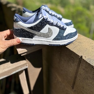 Bling Nike Dunk Shoes, Sneaker Ball Shoes,  Rhinestone Sneakers, Personalized Birthday Dunk Shoes,