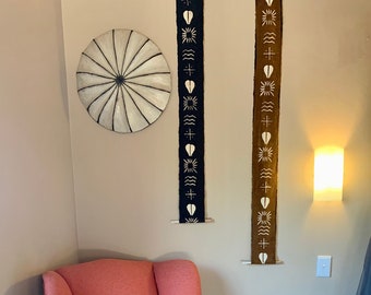 Authentic Mudcloth Wall Art, Bespoke Mudcloth, Wall Decor, African Decor, Wall Hanging, Mudcloth Hanging, Mudcloth Wall Decor, Mali Midcloth