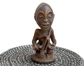 アフリカ製　アンティーク　彫像　(木製) アフリカ製 アンティーク 彫像 (木製)