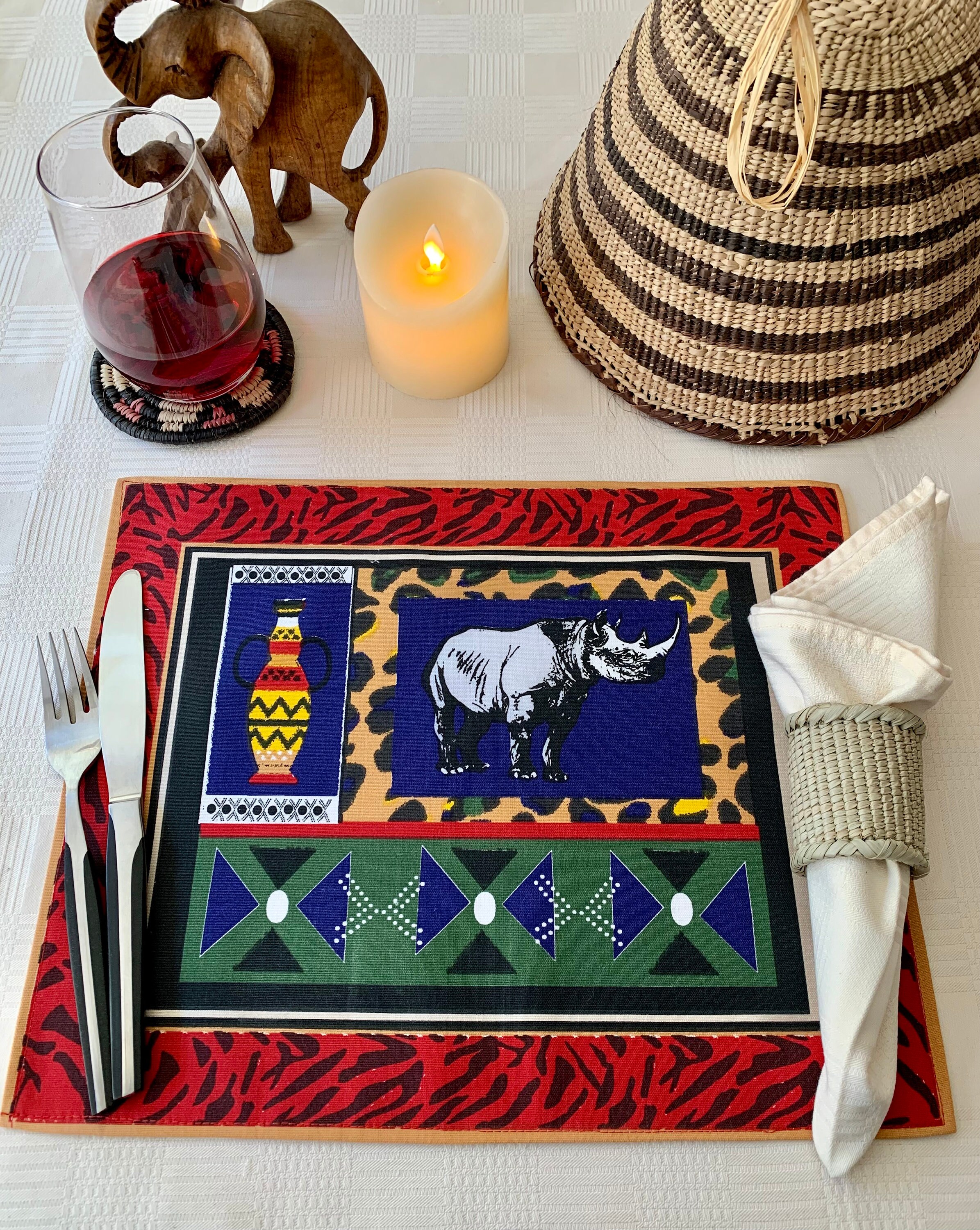 South African Placemats South African Table Decor Wedding Etsy