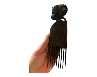アフリカ黒檀製櫛「考える人」 - Etsy 日本