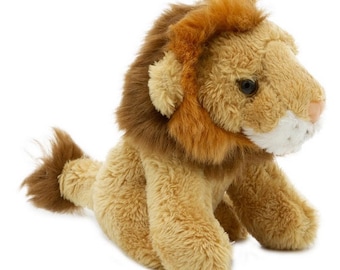 Llavero de peluche de 10 cm, fabricado en Sudáfrica, búfalo, dachshund, cachorro de león, gálago, león, llavero suave de fauna africana.