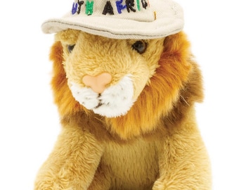 Llavero de peluche de 10 cm (4&quot;), Aventurero, León de peluche, Hecho en Sudáfrica, Big 5, Safari, Animales de la selva, peluches, llavero