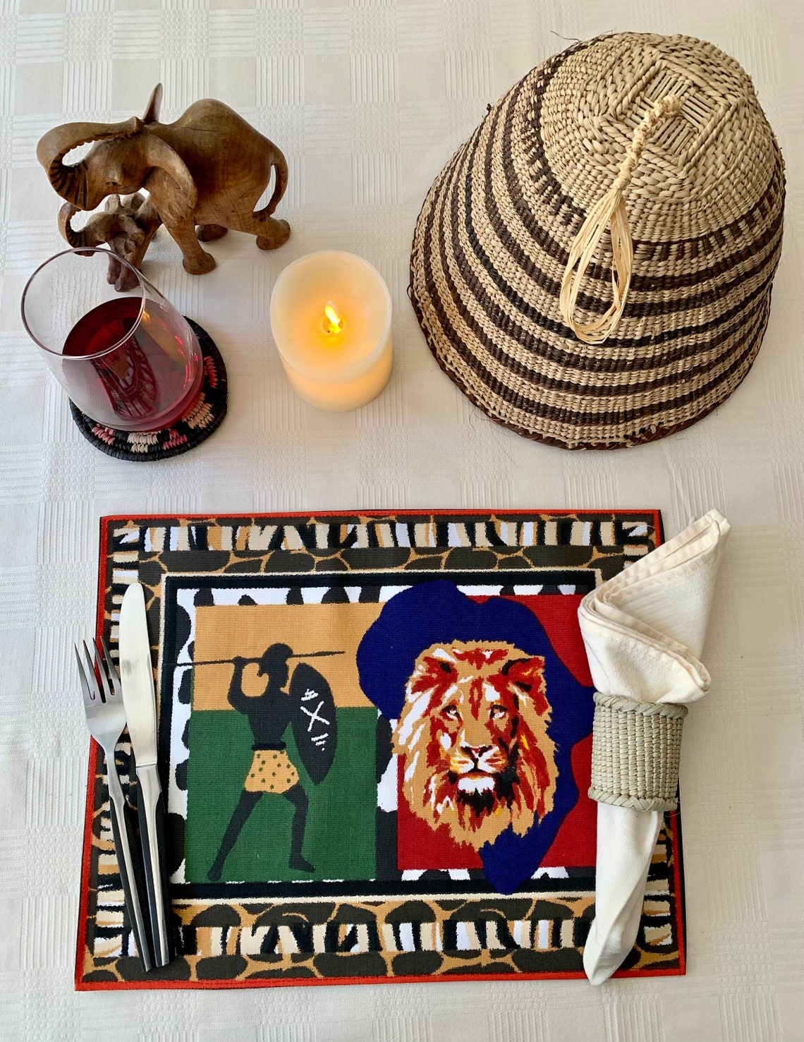 South African Placemats South African Table Decor Wedding Etsy