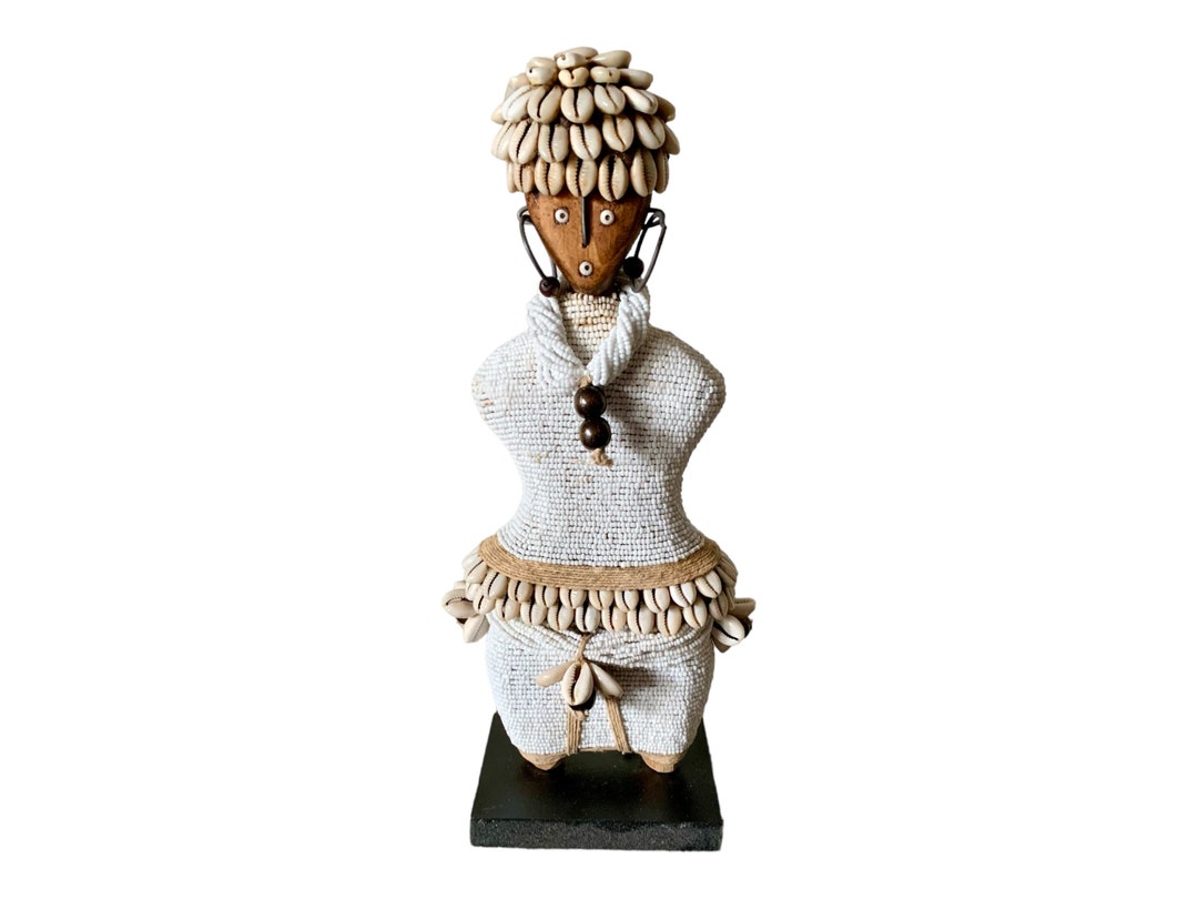 激レア　中国骨董品　fertility dolls　懐妊祈願　人形　2体セット Namji Doll White 30cm 12