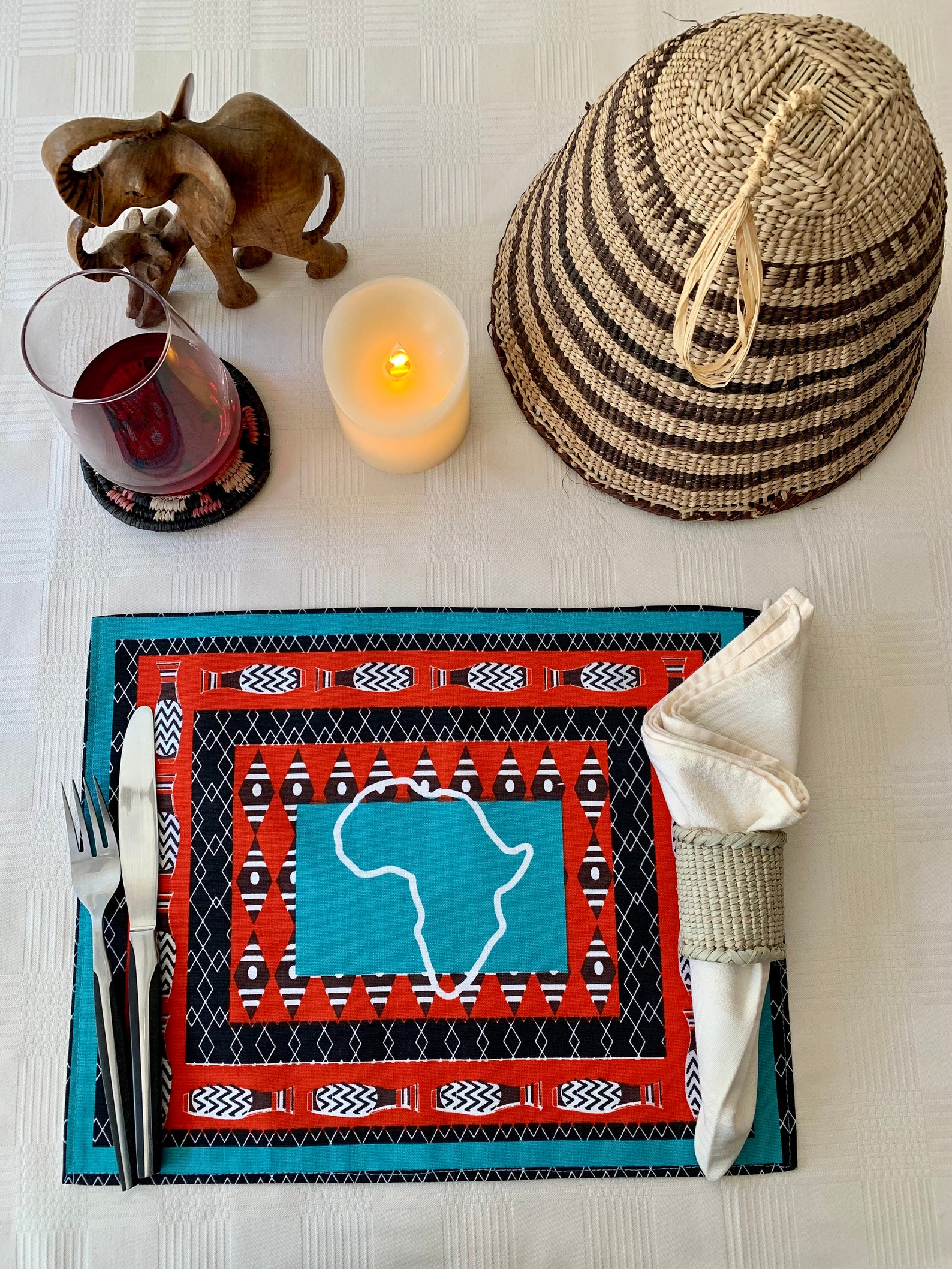 South African Placemats South African Table Decor Wedding Etsy