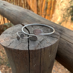 Snare Wire Bracelet, wrap bracelet, steel bracelet, for him or her, African chic bracelet, Snare Bracelet, Down2thewire bracelet