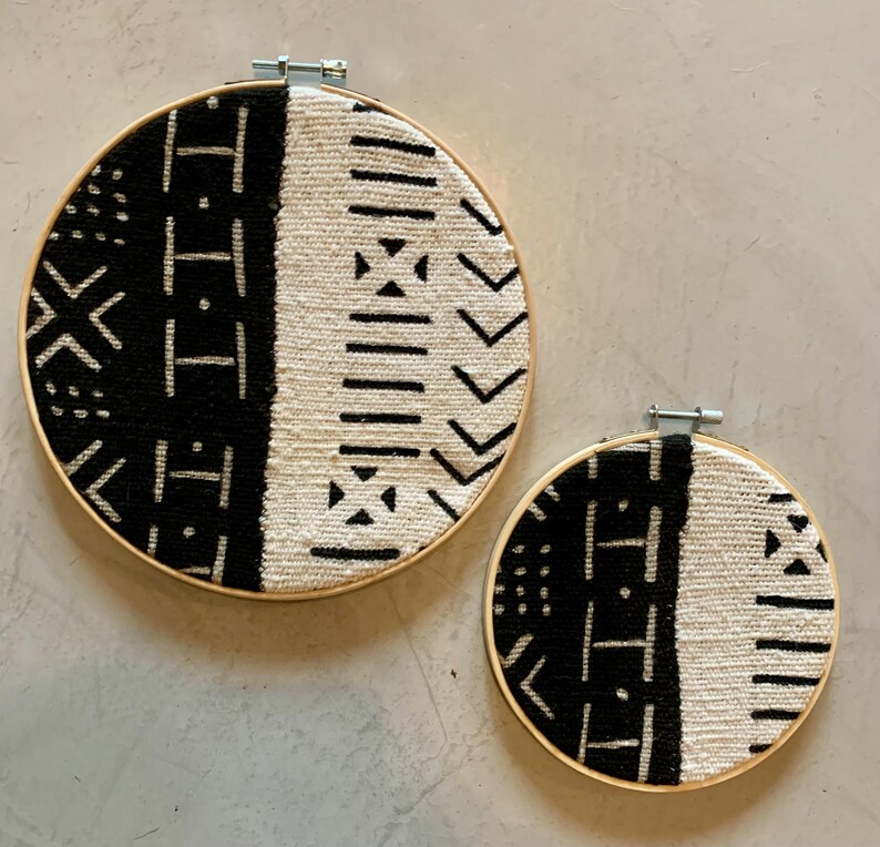 Mud Cloth Wall Art Abstract Wall Art Boho Wall Art African Etsy