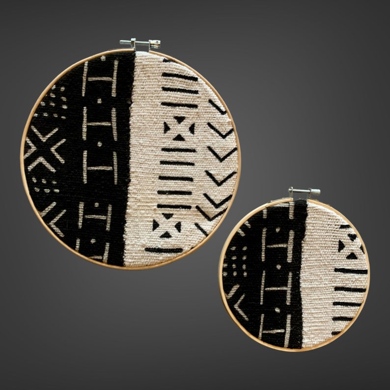 Mud Cloth Wall Art, Abstract Wall Art, Boho Wall Art, African Decor