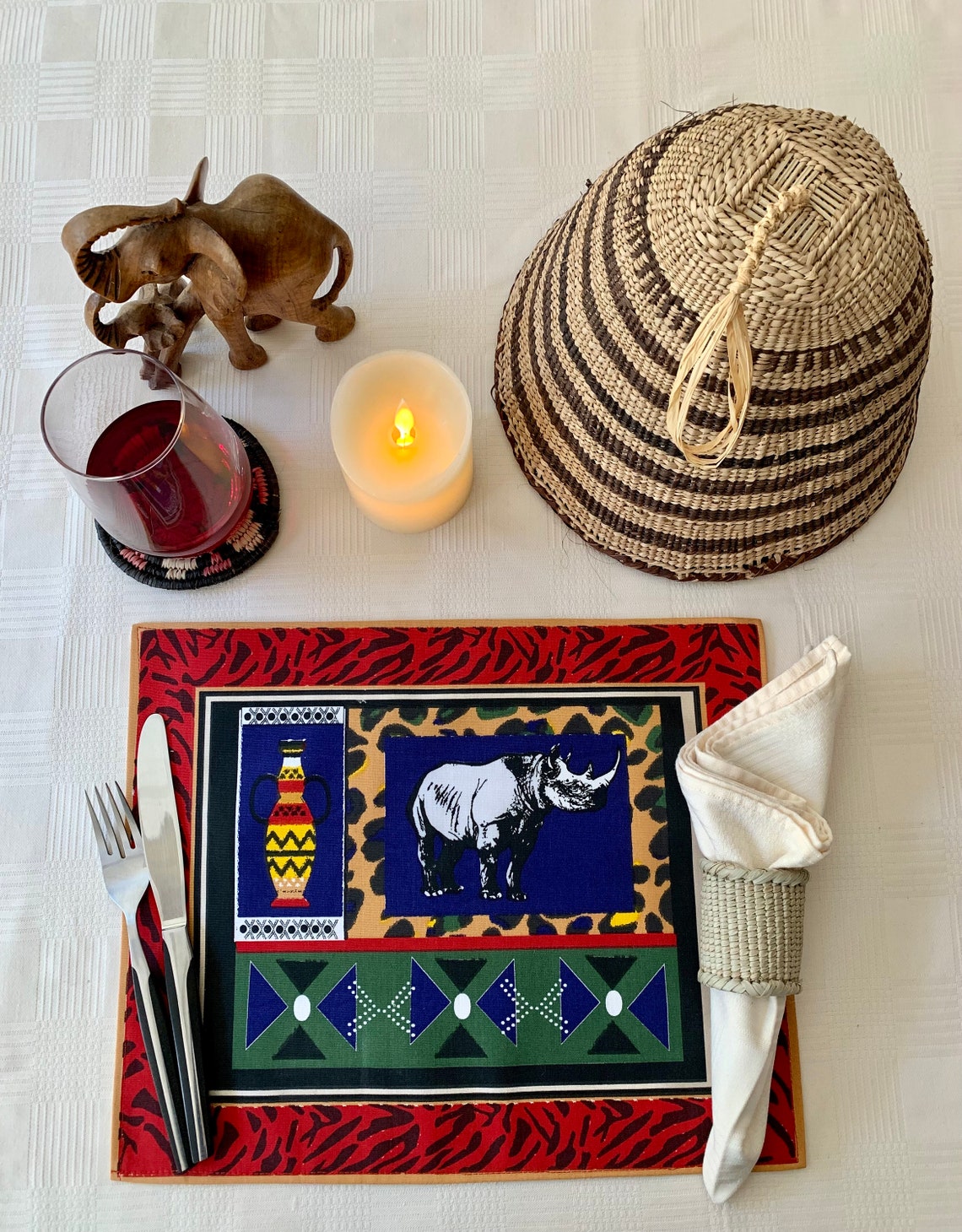 South African Placemats South African Table Decor Wedding Etsy