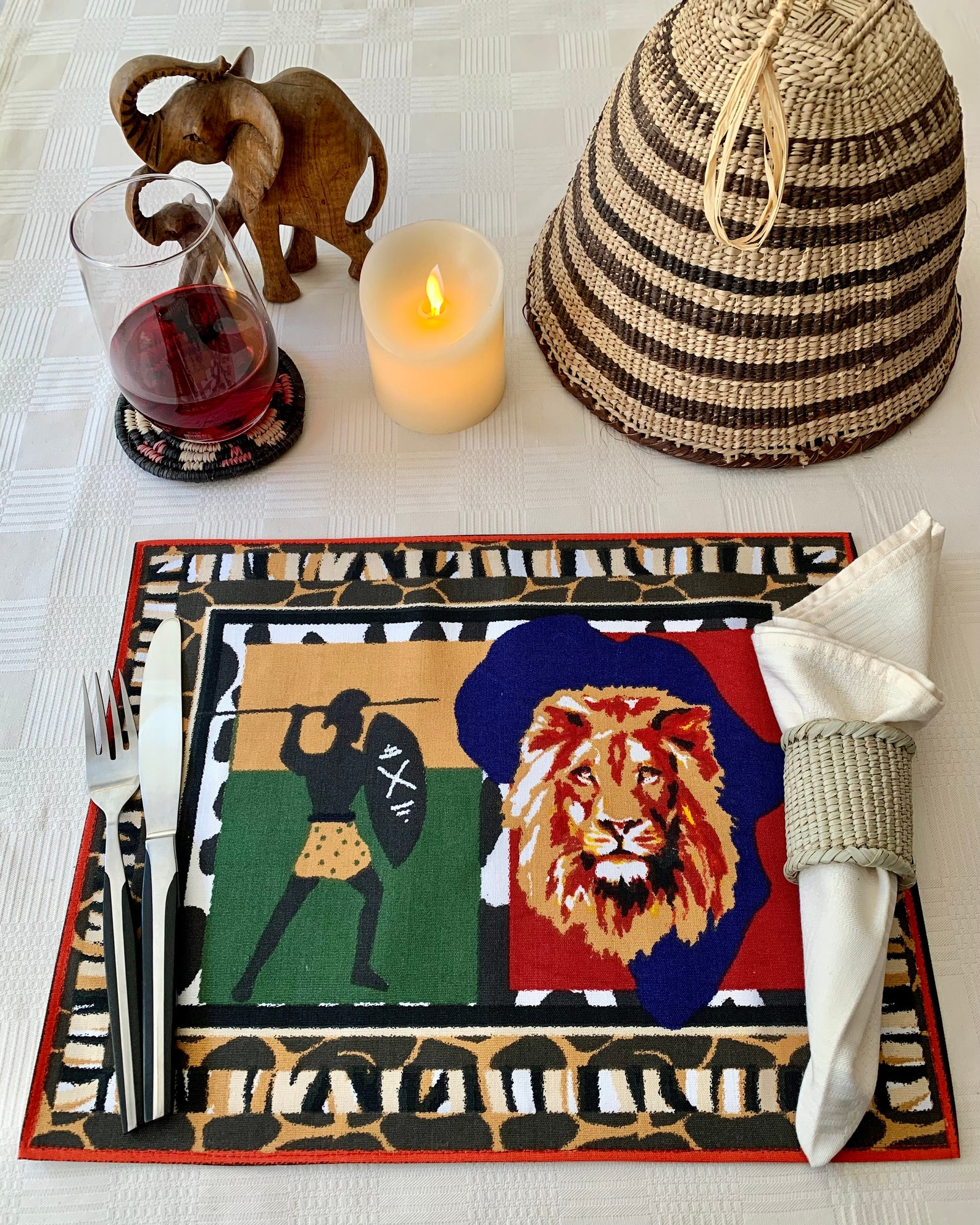 South African Placemats South African Table Decor Wedding Etsy