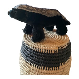 Plush Honey Badger 40cm 15.7&quot;, Plushie, South African Honey Badger, Rattel, Authentic Honey Badger Plush, Soft Toy, Cuddly Toy Nursery Decor