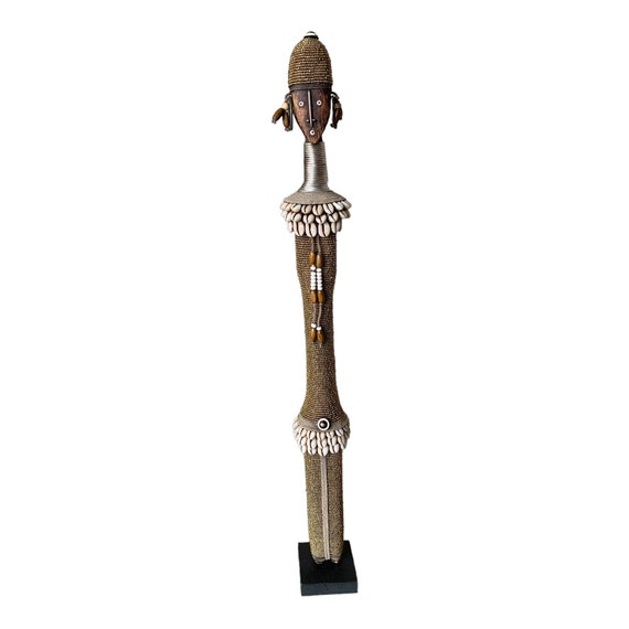 ナムジ人形 ゴールドビーズ 60 cm 24インチ、豊穣人形、ナムジ人形