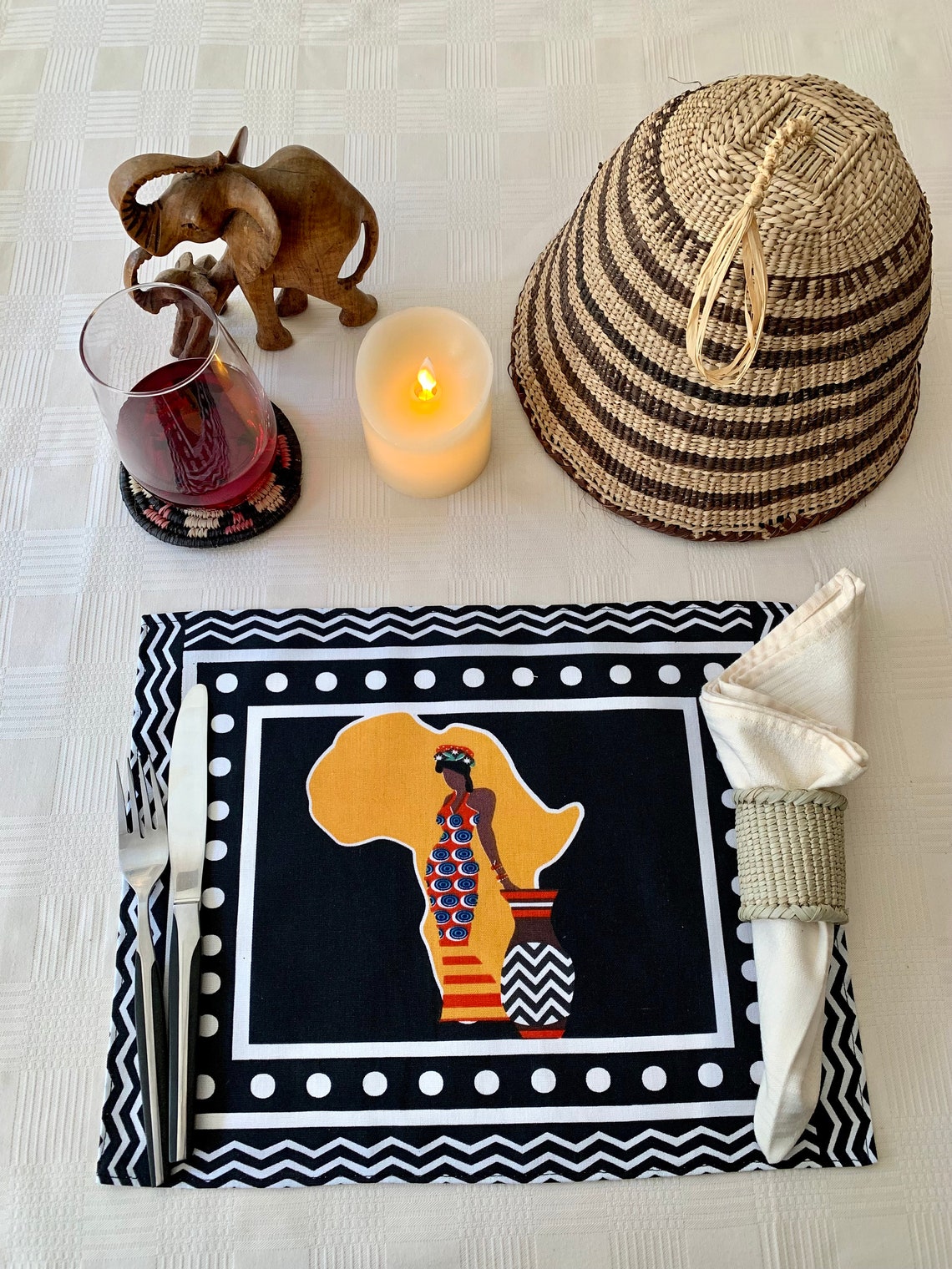 South African Placemats South African Table Decor Wedding Etsy
