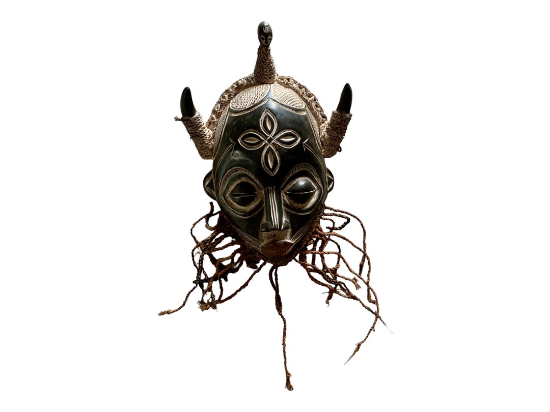 Chokwe Mask Congo 25 63cm, Ceremonial Mask, African Mask, Wooden Mask ...