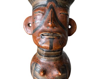 Recipiente figurativo de cerámica vintage de colección, 28 cm (10,6 pulgadas)