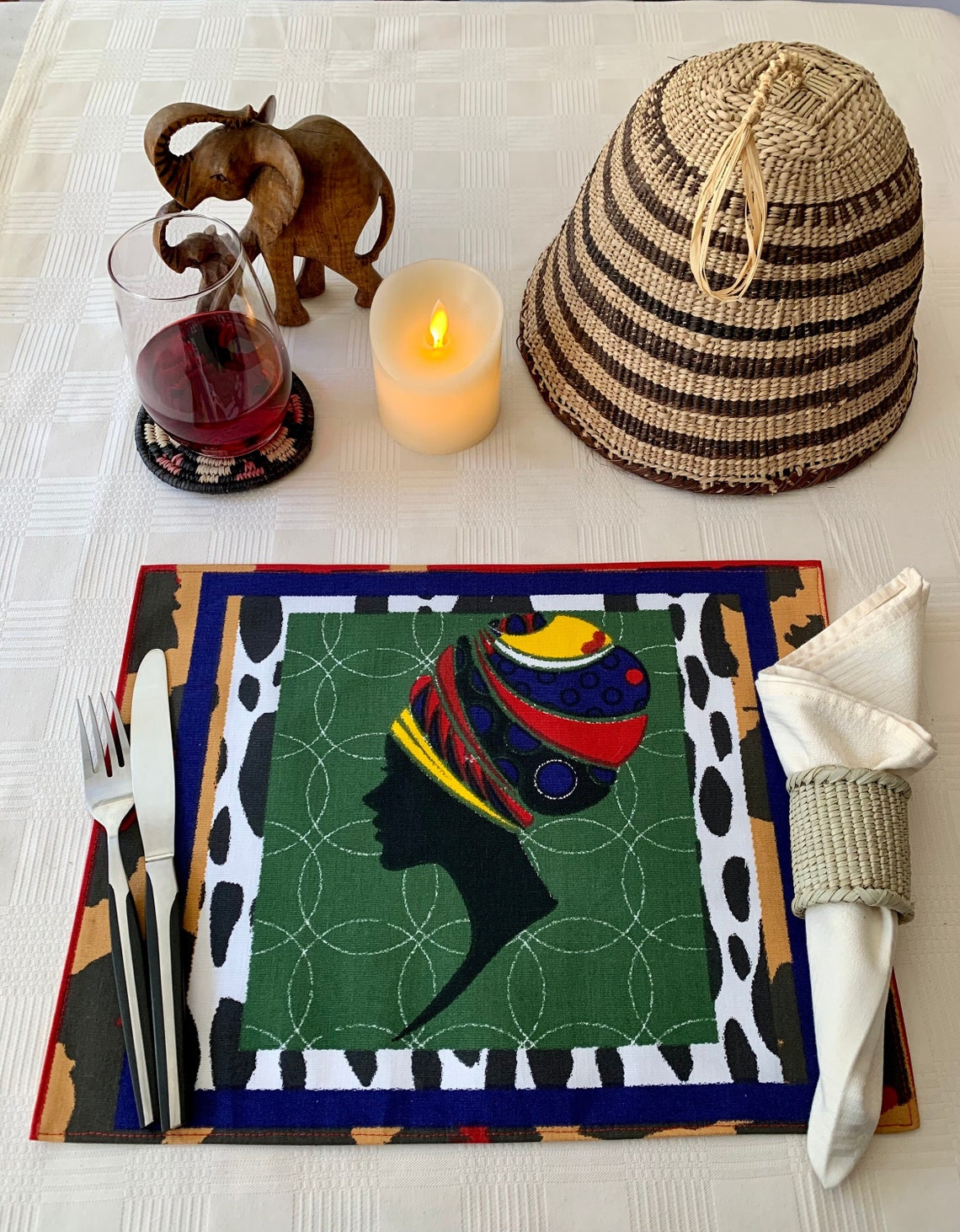 South African Placemats South African Table Decor Wedding Etsy