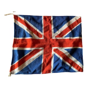 Original WW2 British Union Jack Victory Flag 50cm x 40cm 20&quot; x 16&quot;, Military Flag, Army collectable, WW2 Flag WW2 British Flag Victory Flag