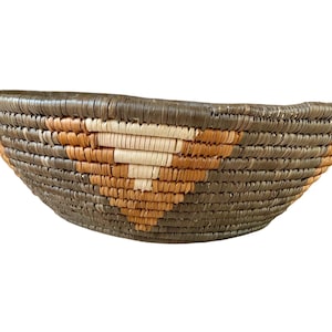 Zulu Traditional Open Basket 33cm 13&quot;, Basket South African, Basket woven, Basket Unique, African Baskets, Home Decor Basket