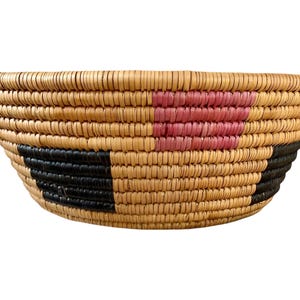 Zulu Traditional Open Basket 31cm 12.2&quot;, Basket South African, Basket woven, Basket Unique, African Baskets, Home Decor Basket
