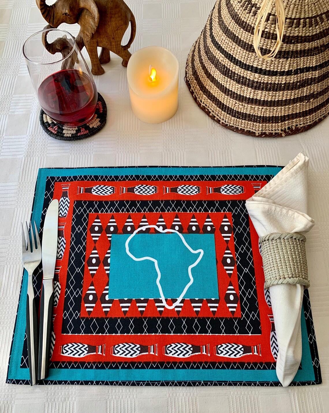 South African Placemats South African Table Decor Wedding Etsy