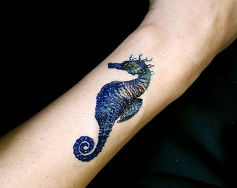 Seahorse Tattoos - Etsy Singapore Seahorse Tattoos - Etsy Singapore