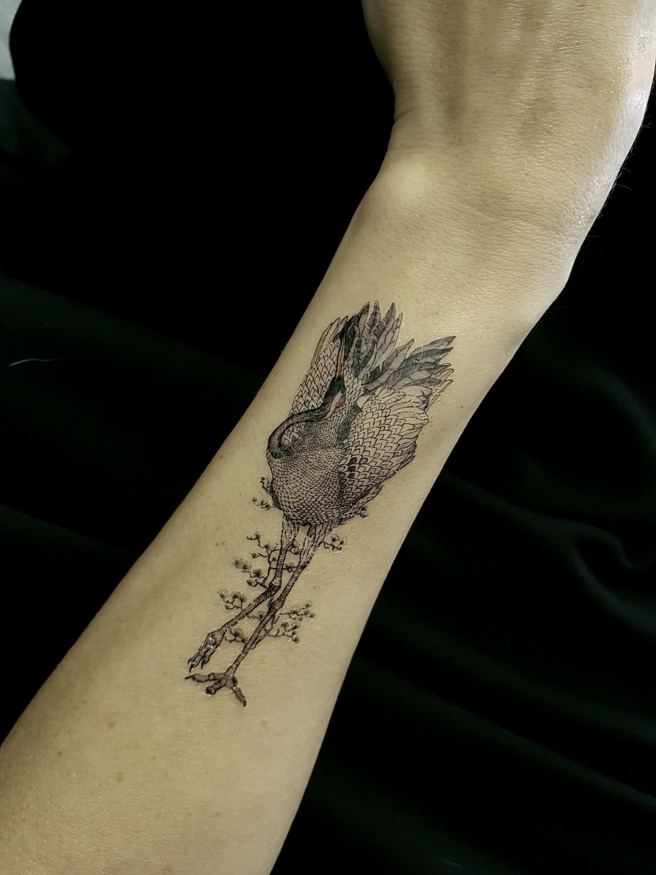 JAPANESE CRANE Tattoo Crane Bird Tattoo Temporary Tattoo - Etsy JAPANESE CRANE Tattoo Crane Bird Tattoo Temporary Tattoo - Etsy