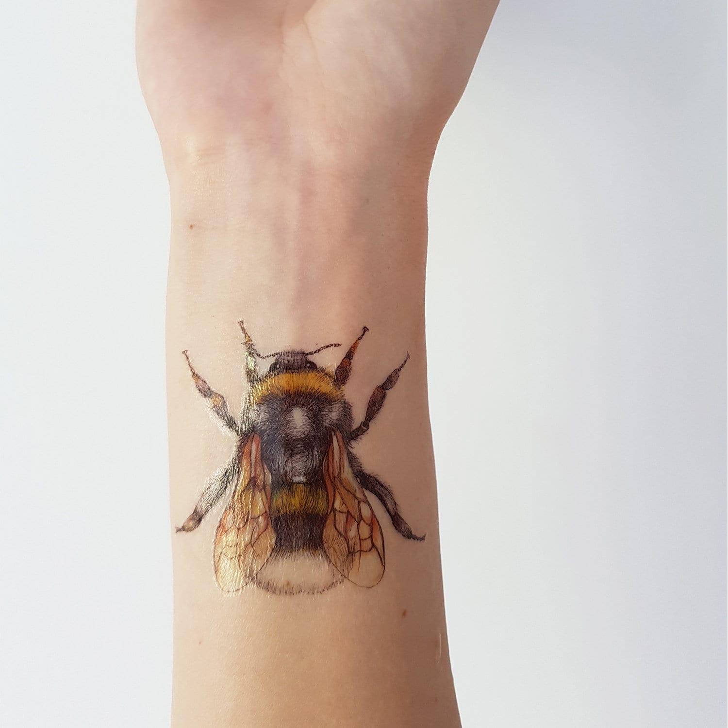 BUMBLEBEE Temporary Tattoo Humblebee Tattoo Multicolor - Etsy