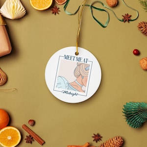 Meet Me At Midnight Double-sided ceramic ornaments