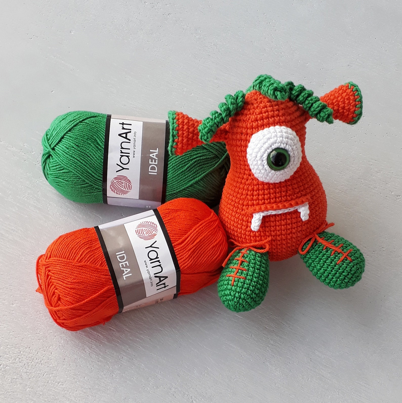 Amigurumi Kit DIY Craft Kit Gift monster pattern&yarn craft Etsy