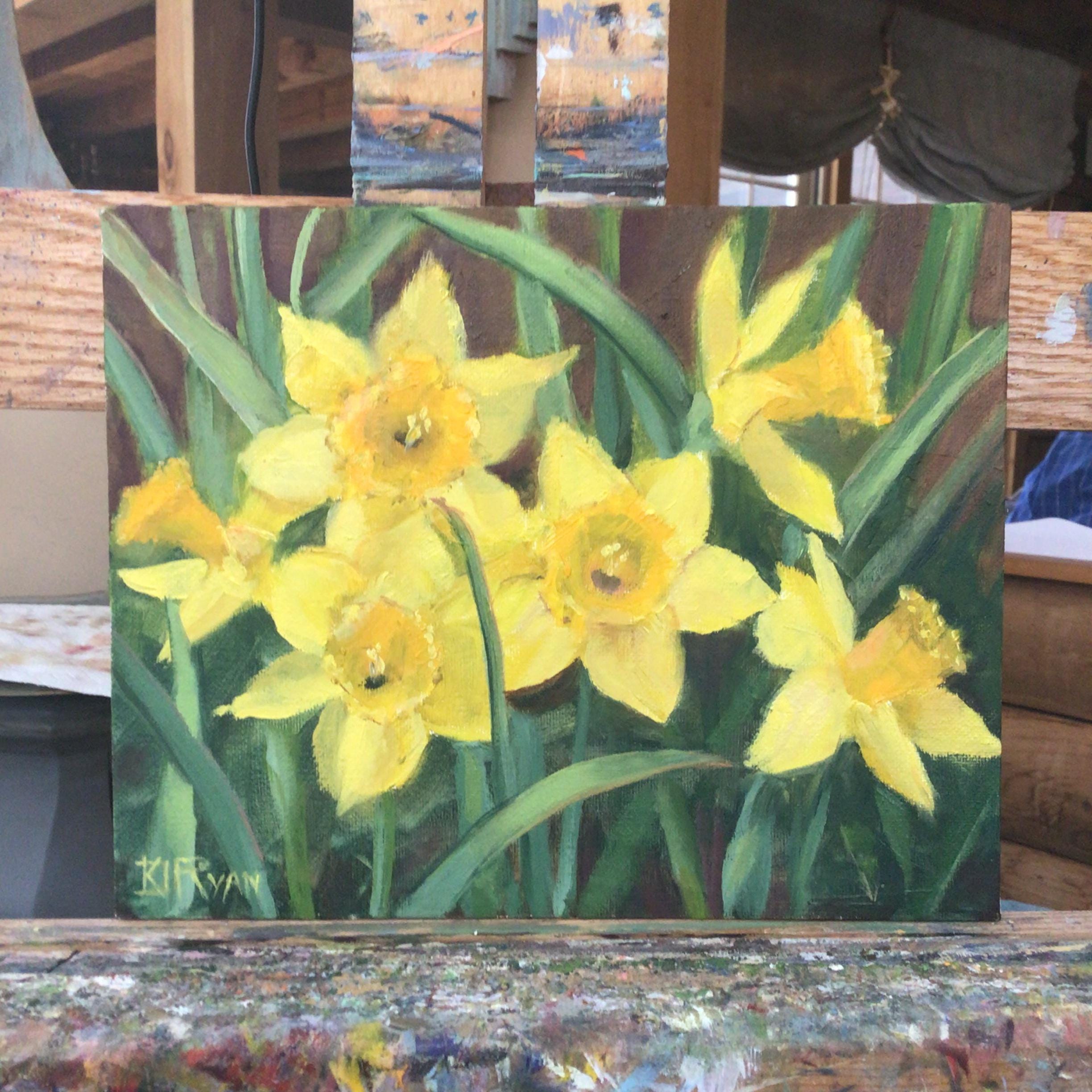 Original Oil Painting Daffodils 8" X 10" - Etsy
